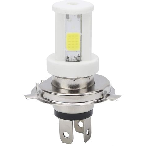 BRAVIX Ampoule de Phare  LED, H4 LED Ampoule de Phare de Moto Faisceau Haut/Bas Lumière Blanche 1080LM 6500K Lampe Avant de Moto