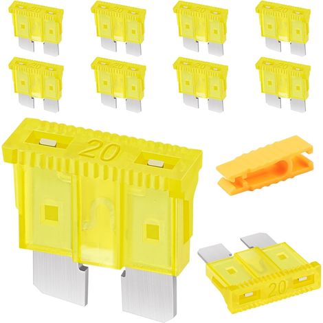 20A Standard Fusible Voiture, 10 Pièces Fusibles pour Auto (1/5)