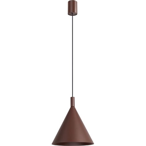 Suspensions Nox acier brun 1xE27 24.5cm Sollux (1/5)