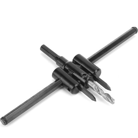 Perceuse à lamelles aviation bois réglable 30-200mm, foret hélicoïdal outil de perçage menuiserie, mèche extensible pour trous 30 à 200 mm (1/5)