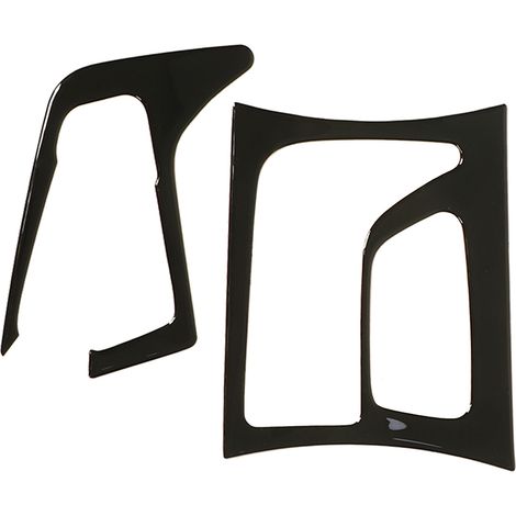 pièces Couvercle de panneau de levier de vitesse Noir piano Antirouille Léger Remplacement pour Dodge Charger 2015‑2022 (1/5)