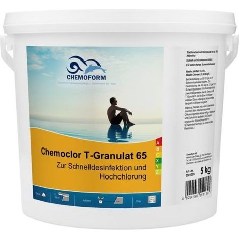 Chemoform Chemoclor T-Granulat 65 5 kg Chlorgranulat zur Schockchlorung