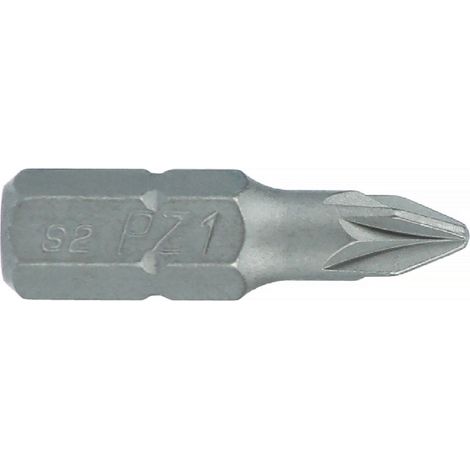 CARTE DE 3 EMBOUTS CRUCIFORMES PZ2 LONGUEUR 25 MM - HANGER - 133022 (1/3)