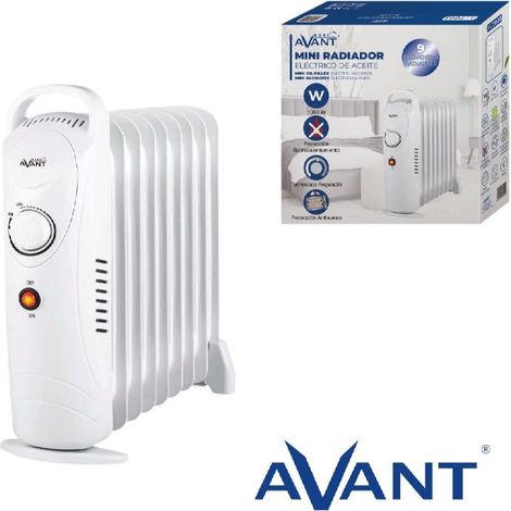 Radiador de aceite compacto avant 9 elementos 1000w