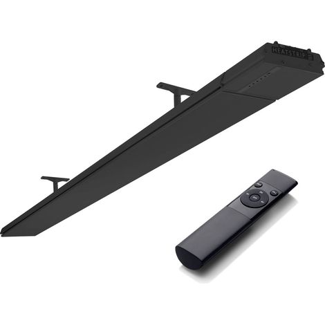 Heatstrip Heizstrahler Design THD 2400 Watt Fernbedienung Schwarz Elektroheizer (1/5)