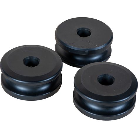 Jeu de 3 galets - acier - pour tube diam. 15 mm Metallkraft PRM10-15S