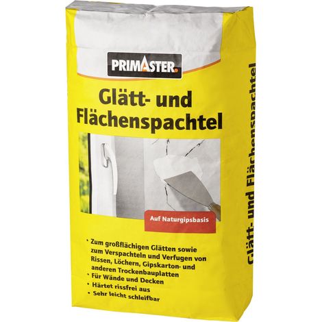 Primaster Glätt- u. Flächenspachtel 25 kg Spachtel & Ausgleichsmassen