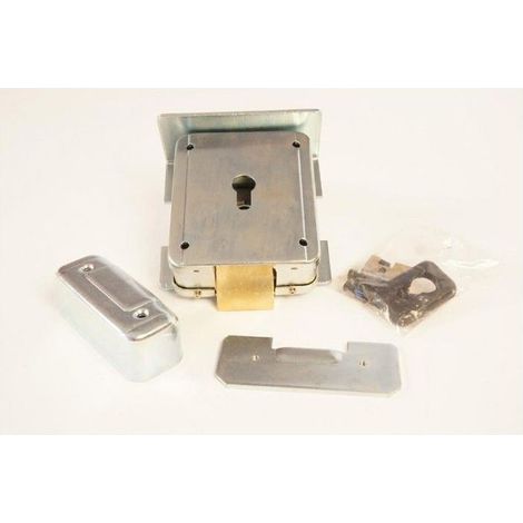 Serrure électrique à pêne basculant - EUROPE AUTOMATISMES - V90E - 12V - Ouverture extérieure - Sans cylindre