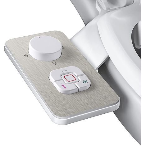 Pulvérisateur Bidet non électrique avec double buses rétractables autonettoyantes - Nettoyage avant et arrière (1/5)