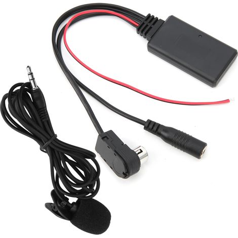 Adaptateur câble AUX Bluetooth 5.0 avec microphone mains libres compatible avec Alpine CDA-9857, CDA-9886 et CDA-117 (1/5)