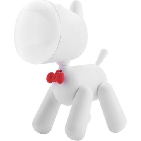 Lampe veilleuse - AVIZAR - Modèle Dog Art - Blanc - LED - Batterie rechargeable (1/3)