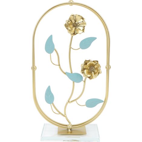 ovale en fer forgé en forme de fleur style moderne et (1/5)