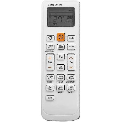Télécommande de climatiseur compatible avec les modèles DB93-11489L, DB93-11115K et DB93-14195A.