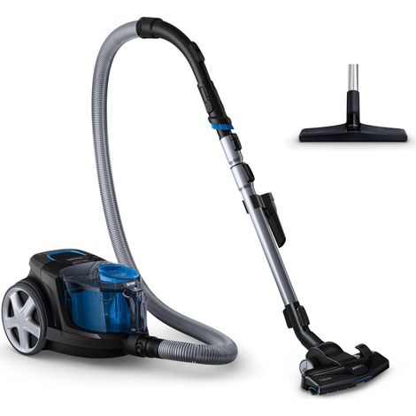 Aspirateur traineau sans sac - PHILIPS FC9331/09 - 900 W - 1,5 L - Noir intense et bleu (1/2)
