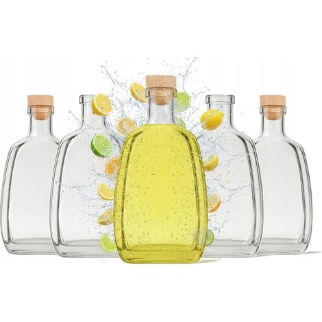 Coffret de 5 bouteilles de vin Asteria de 250 ml avec bouchons en liège, idéal pour offrir. (1/5)