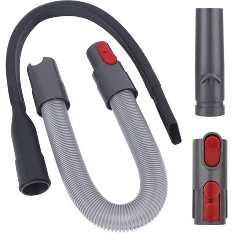 Flexible crevice nozzle with adapter connector for Dyson V15 V11 V10 V8 V7 vacuum cleaner, telescopic vacuum cleaner hose, long crevice tool for cleaning corners-dyson vacuum cleaner. (1/5)