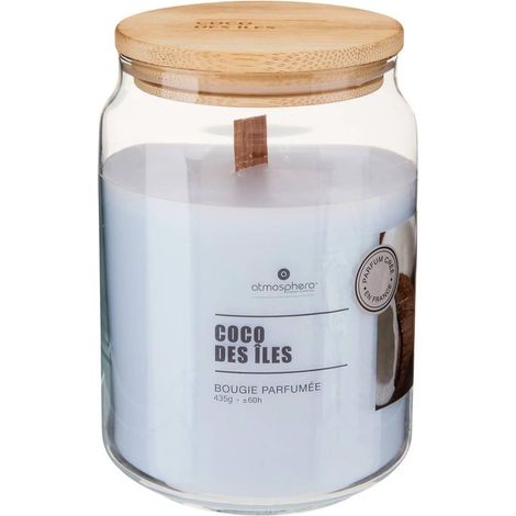 Bougie Parfumée en Verre "Vicky" 435g Coco Des Îles