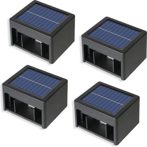 Set di 4 luci solari da parete 100LM DAXY