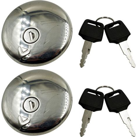 candados para la tapa del depósito de combustible de motocicleta con 4 llaves para GN250 GN125 GN 125 250 (1/2)