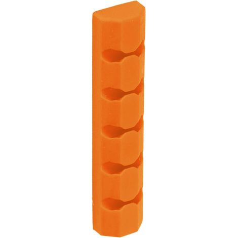 Solution D'organisation de Gestionnaire de Câbles, Silicone Durable et élégant pour la Configuration de L'ordinateur, 1 Paquet (Orange) (1/5)