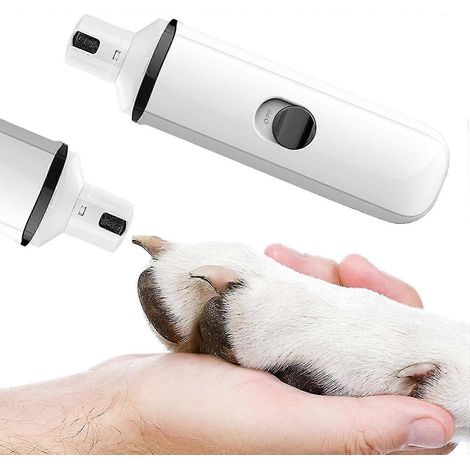 Coupe-griffes électrique silencieux pour chiens et chats, sans douleur, convient aux chiens et chats de toutes tailles - Yx Noir (1/5)