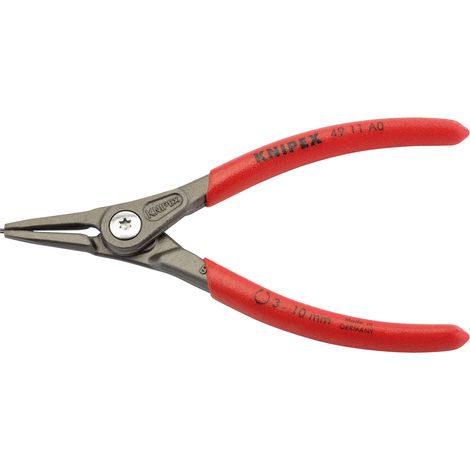Draper Knipex 49 11 A0 140mm External Straight Tip Circlip Pliers with 3-10mm Capacity (Model 75088)