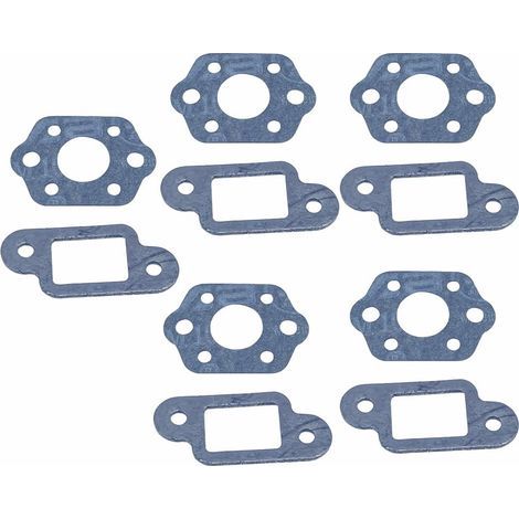Lot de 5 joints d'échappement et de carburateur, pièces de rechange pour tondeuse à gazon, joint de carburateur compatible avec tronçonneuses Stihl 017, 018, 021 (C) (1/5)