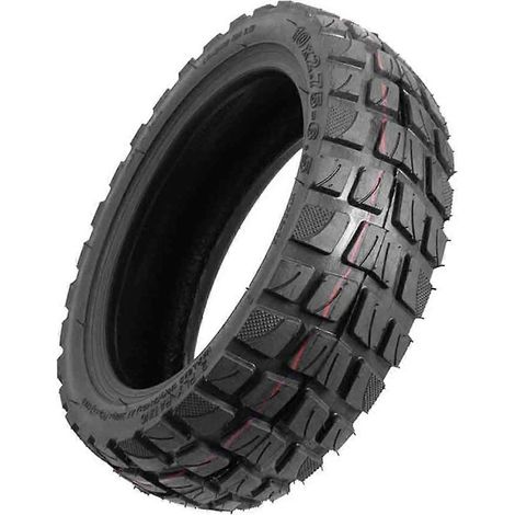 Pneu tout-terrain 10 pouces 10x2,75-6,5, pneu tubeless pour trottinette électrique, pneu en caoutchouc résistant à l'usure pour roue de trottinette électrique (1/5)