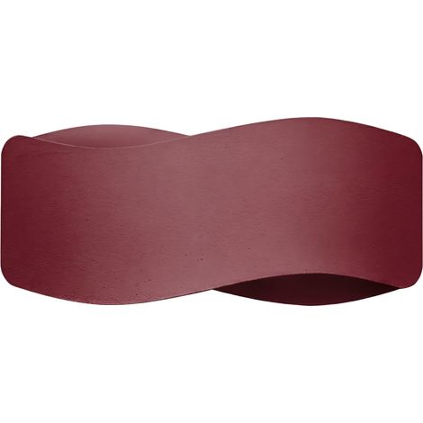 Appliques Tila acier bourgogne 1xG9 30cm Sollux (1/5)
