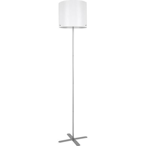 Lampada in piedi izander in metallo in materia di plastica in plastica bianca E27 1 x max.40W L: 34 cm B: 149 cm Ø30cm (1/5)