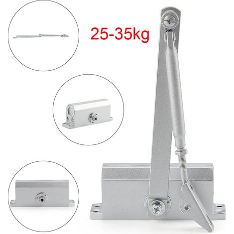 Door Closer Automatic Overhead Fire Door Closer Hydraulic Door Closer Easy to Install Suitable for 25-45KG Commercial or Household Use (1/5)