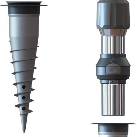 Kit adaptateur de fixation de mât – Base en aluminium – Système de serrage pour mât Ø20 à Ø50mm – Visseries inox – Fabrication française – Gard&Rock (1/5)