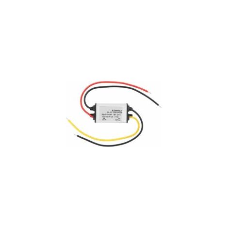 Fuente de alimentación reductora, convertidor reductor impermeable de 12V/24V, para enrutador, monitor, cámara, bomba de agua y motor - Crezuo