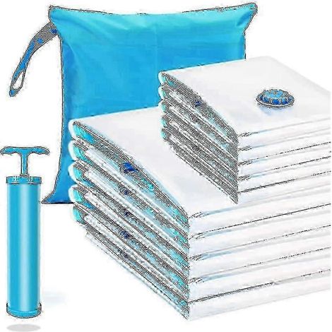 Vakuumbeutel für Kleidung und Decken, 12er-Pack. Passend für Aufbewahrungs- und Reisetaschen, 4er-Pack große Beutel (100 x 80 cm). (1/5)