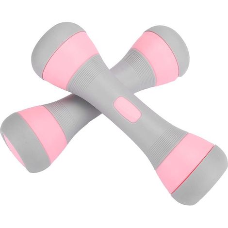 Haltère de yoga à poids réglable pour exercices de musculation des bras, équipement de fitness pour femmes, rose, 4 kg (1/5)