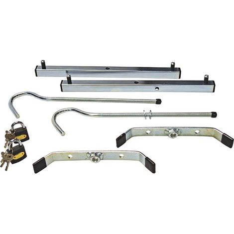 Zarges Roof Rack Clamps C/W 2 Padlocks - 1 Pair (1/2)
