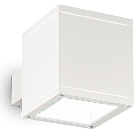 Ideal Lux Snif - Applique murale d'extérieur à 1 lumière blanche, mastic IP44, G9 (1/2)