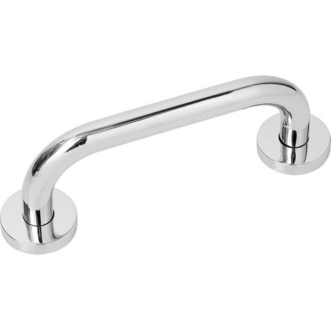 Maniglione di sicurezza cromato 30 cm per disabili in acciaio inox (1/5)