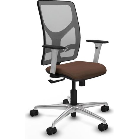 Chaise de bureau piqueras y crespo Motilla blanc support lombaire (1/2)