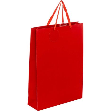 Sacchetto regalo grande rosso con glitter - Feeric lights & christmas
