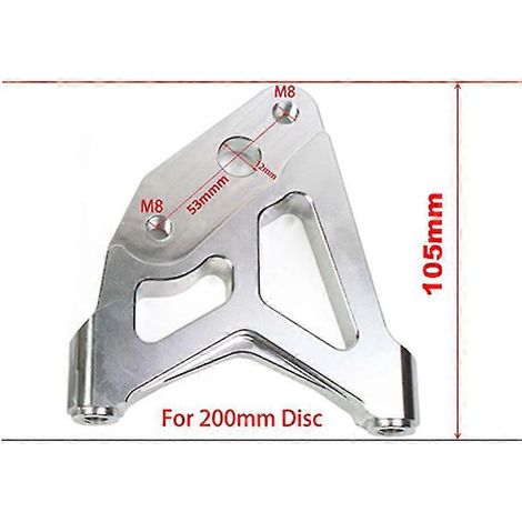 Ensemble maître-cylindre et étrier de frein à disque hydraulique avant et arrière pour moto Yamaha Scooter RSZ Jog Force Dirt Bike Modify - Support B 200 (1/5)