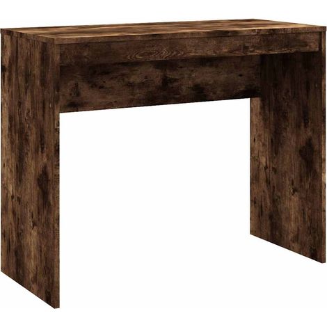Maison Exclusive - Escritorio de madera contrachapada roble ahuma (1/5)