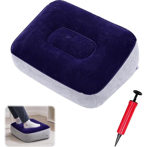 Coussin de siège gonflable portable surélevé avec pompe manuelle (1/5)
