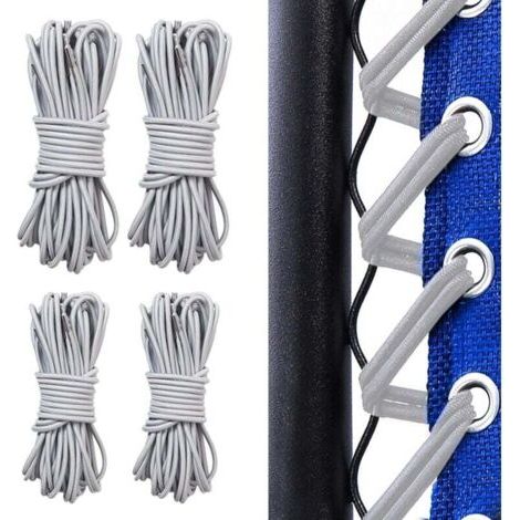 4 Cordes Élastiques De Remplacement, XU, Pour Chaise Zéro Gravité/Fauteuil Relax, Gris -
