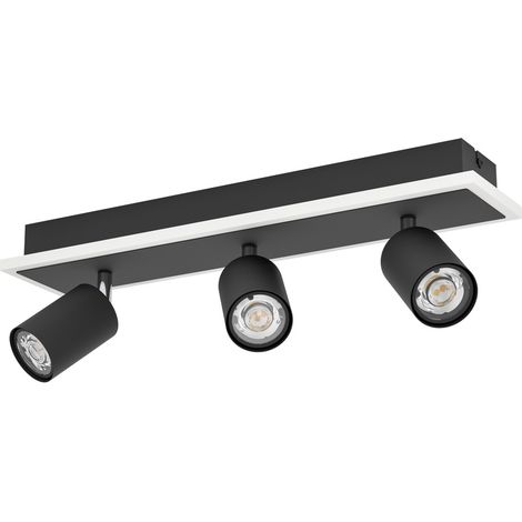 Spot LED au plafond Rimbocchi 1 3L - noir - orientable - 901636