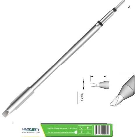 Punta per saldatore, compatibile con manici T245, riscaldamento rapido, C245-759 (1/2)