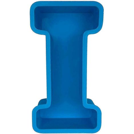 Moule à gâteau alphabet Lettre anglaise en silicone Lettre I 3D (1/3)