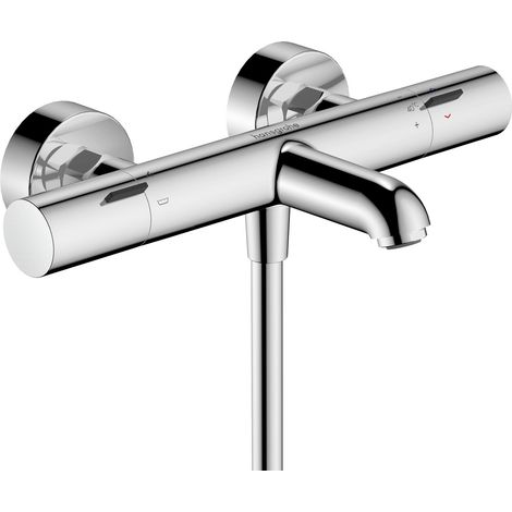 hansgrohe Ecostat Fine thermostat de baignoire, saillie 177mm,