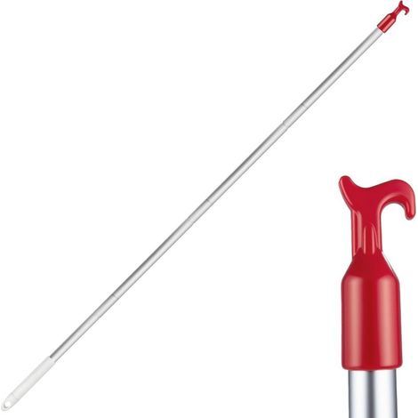 Crochet de grenier - Barre avec crochet pour trappe de grenier - Crochet de traction pour escalier escamotable en aluminium - Crochet pour fenêtre de toit - Barre à ouvrir - Pièces de rechange - 1,1 m (1/5)