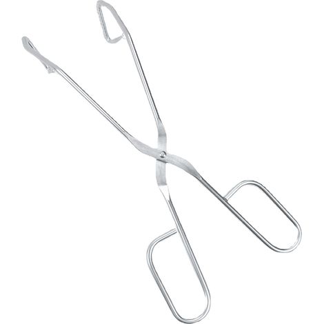 Lot de 2 pinces de cuisine longues en acier inoxydable 304, 30 cm, pour cuisson et service (1/4)